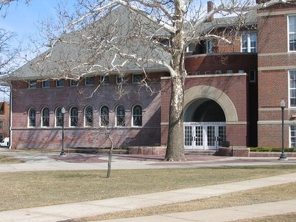 Sheslow - west entrance, March 2011. Photo by Susan Fink, AS'93, GR'95 & '98