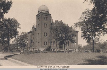 Original Photo of the Science Hall - Cowles Library, Drake University
